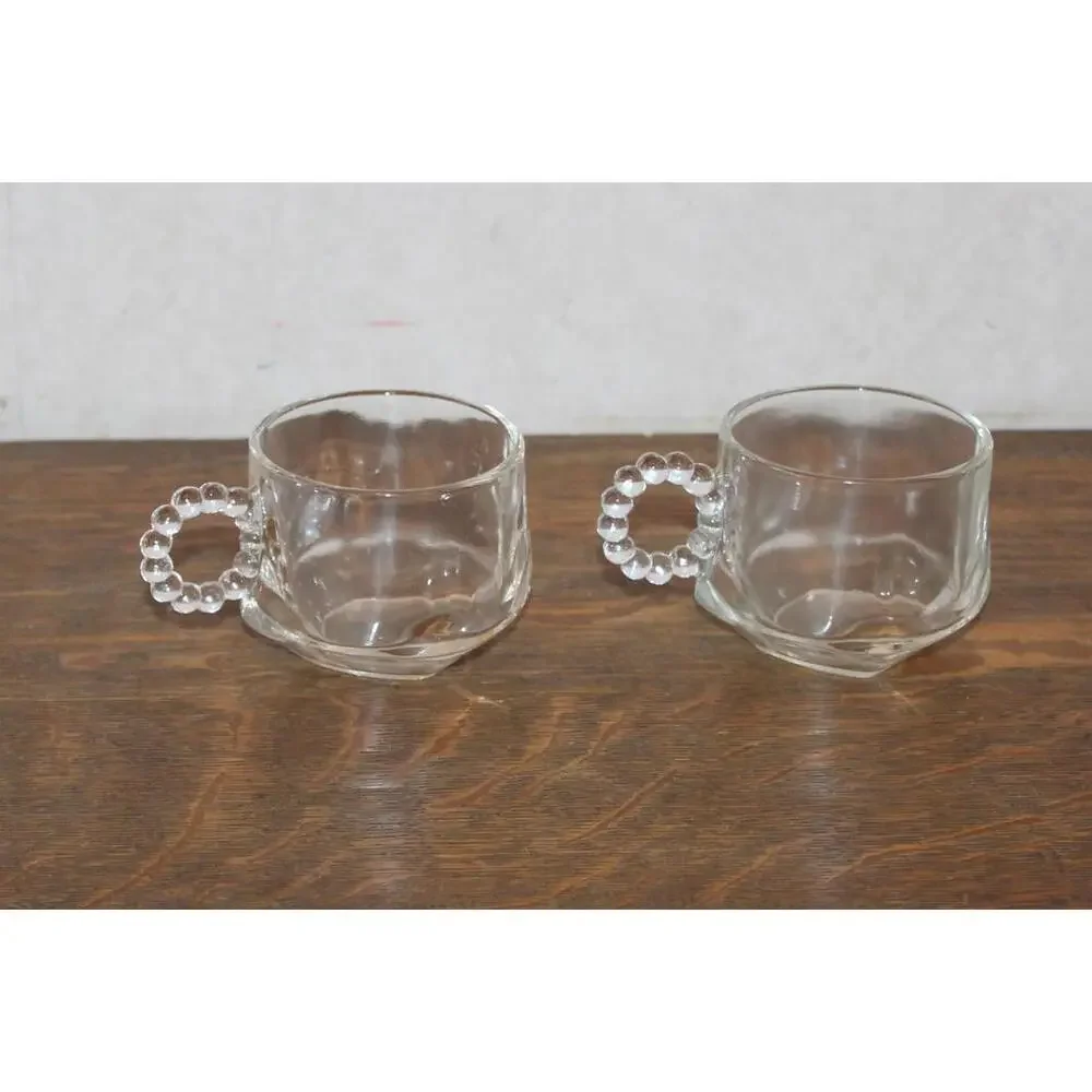 Hazel Atlas Orchard Glass Punch Cups - Set of 2 - Picture 2 of 2